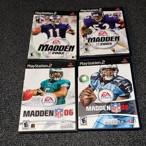 EA Sports Madden NFL Video Game Bundle PS2 PlayStation